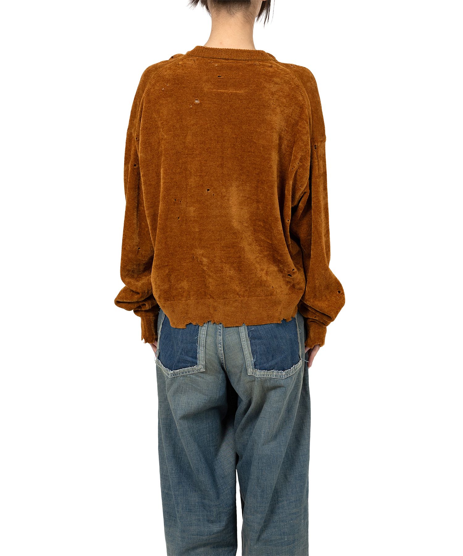 Distressed Knit Sweater