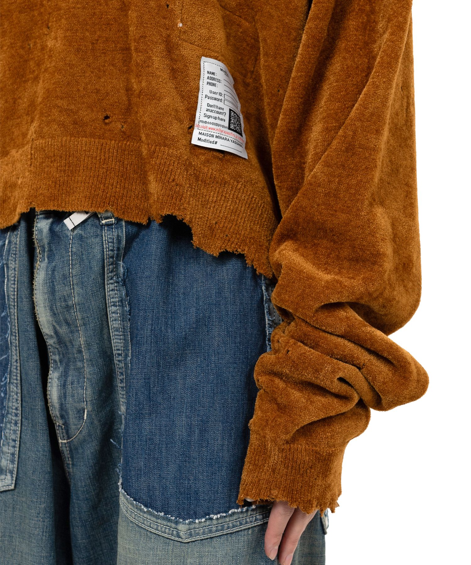 Distressed Knit Sweater