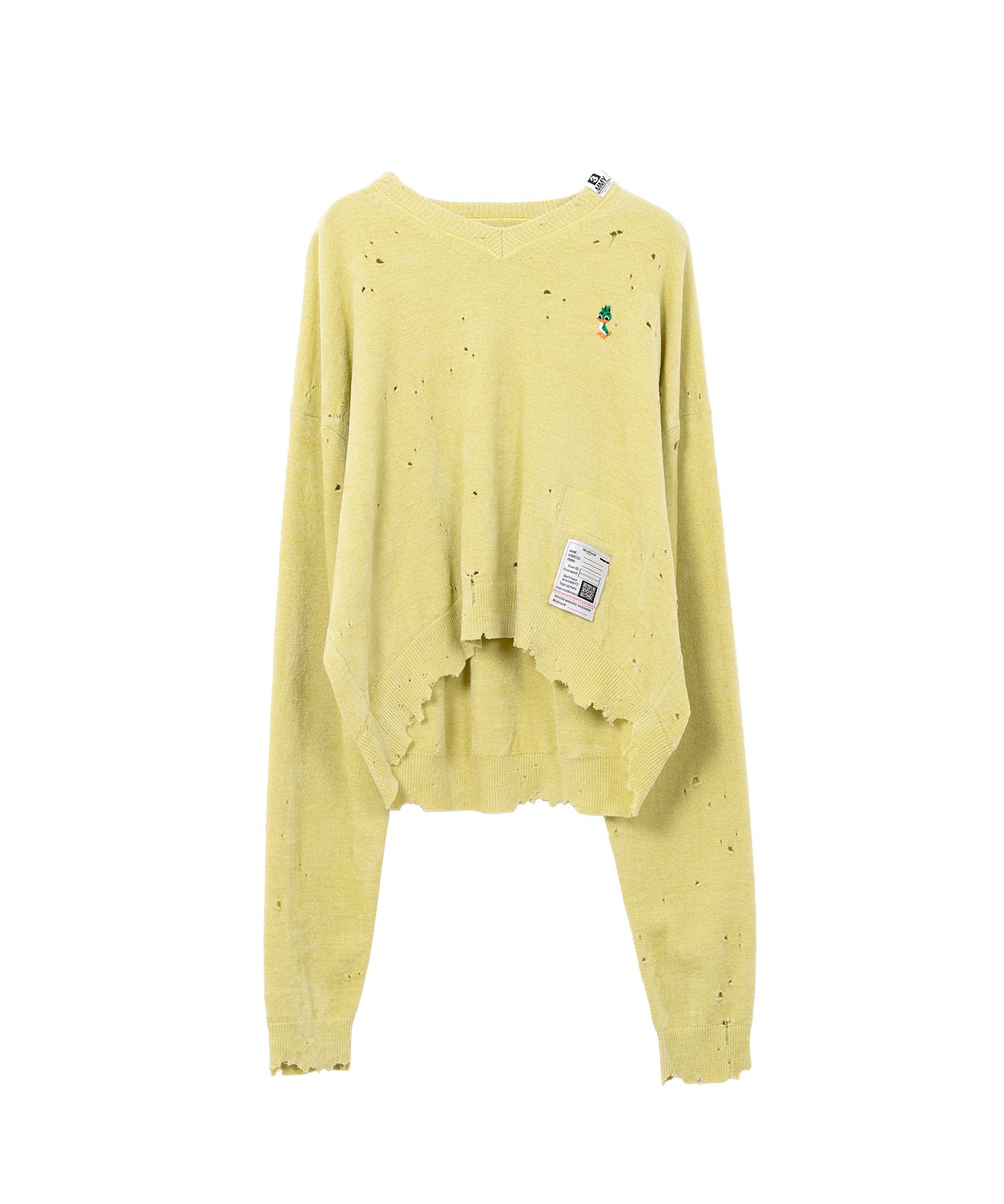 Distressed Knit Sweater