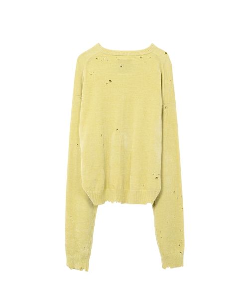 Distressed Knit Sweater