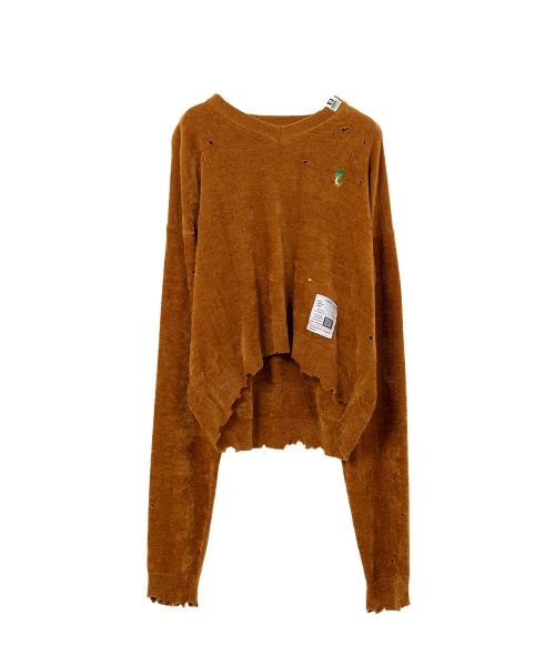 Distressed Knit Sweater