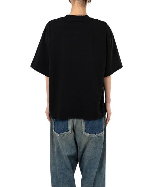 Happy Face Printed Distressed T-shirt