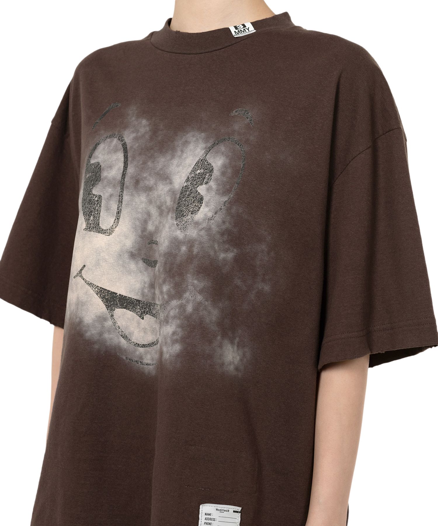 ちゃたろう Maison MIHARA YASUHIRO (Cat Printed T-shirt) BLACK - FAMLEST