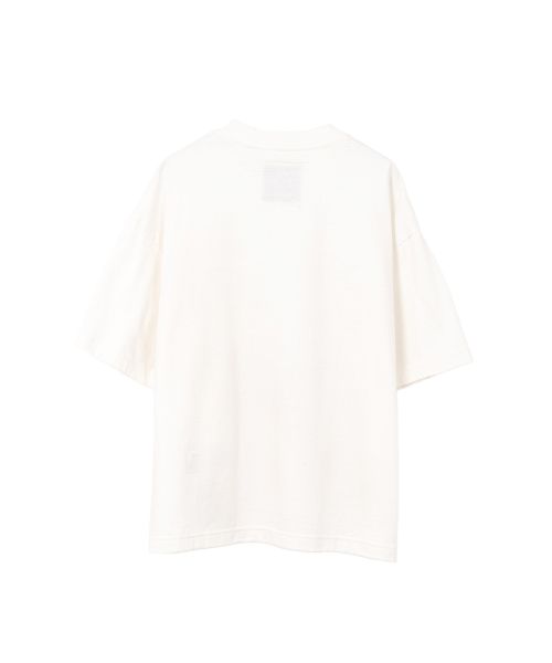 Happy Face Printed Distressed T-shirt