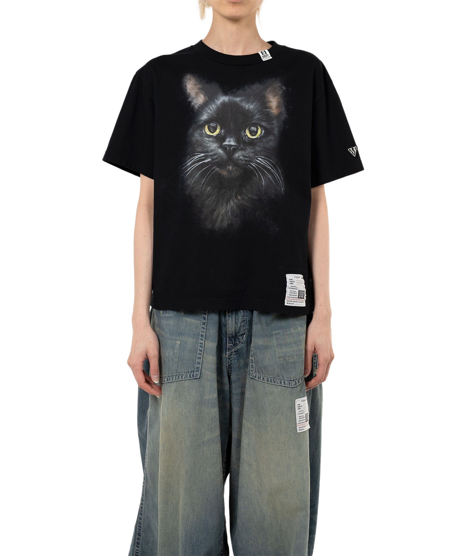 【MIHARAYASUHIRO】Cat Printed T-shirt ユニセックス Maison Mihara Yasuhiro - Cat Printed T-shirt | HBX