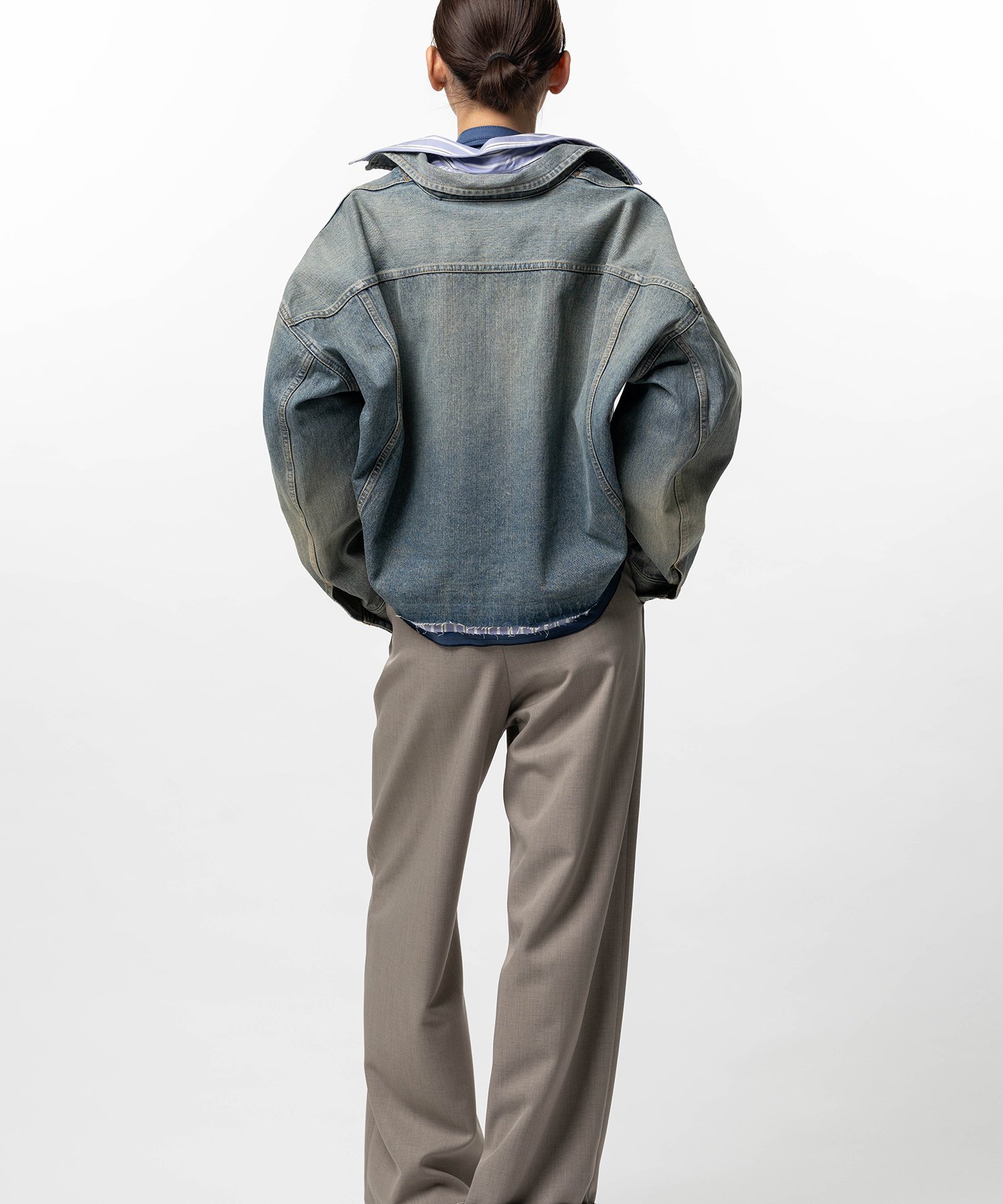 Triple Layered Denim Jacket