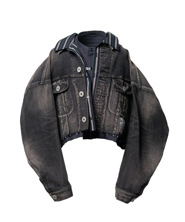 Triple Layered Denim Jacket