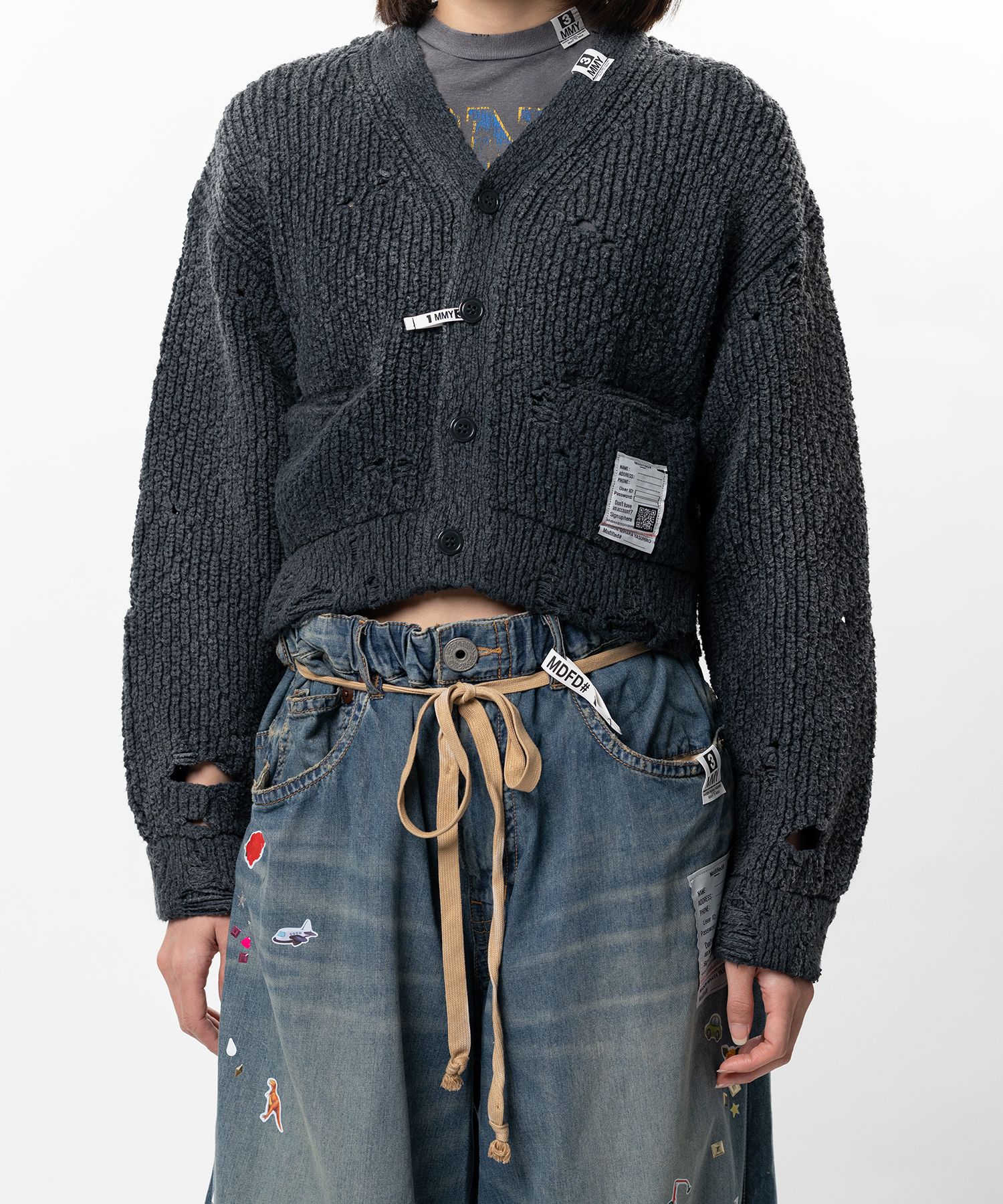 Sun Faded Like Knit Cardigan