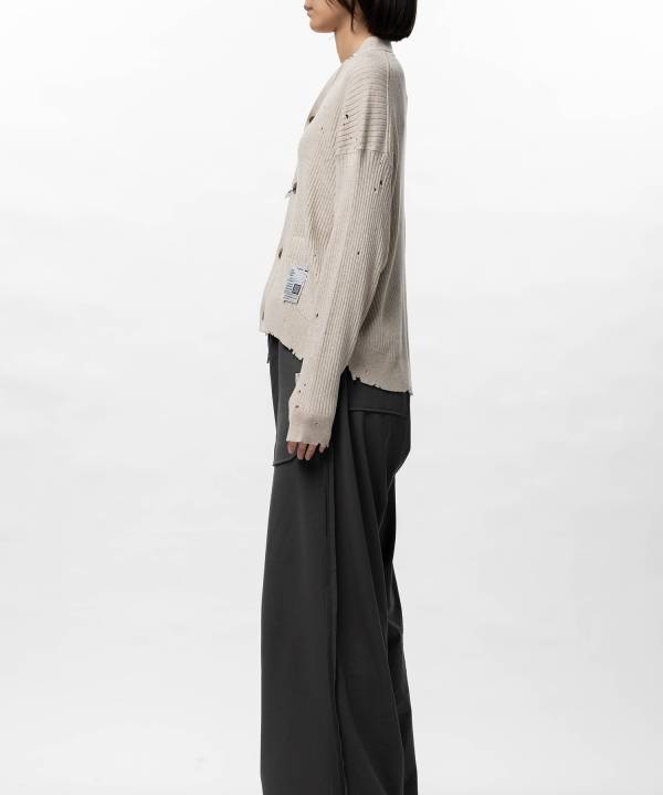 Distressed Knit Cardigan