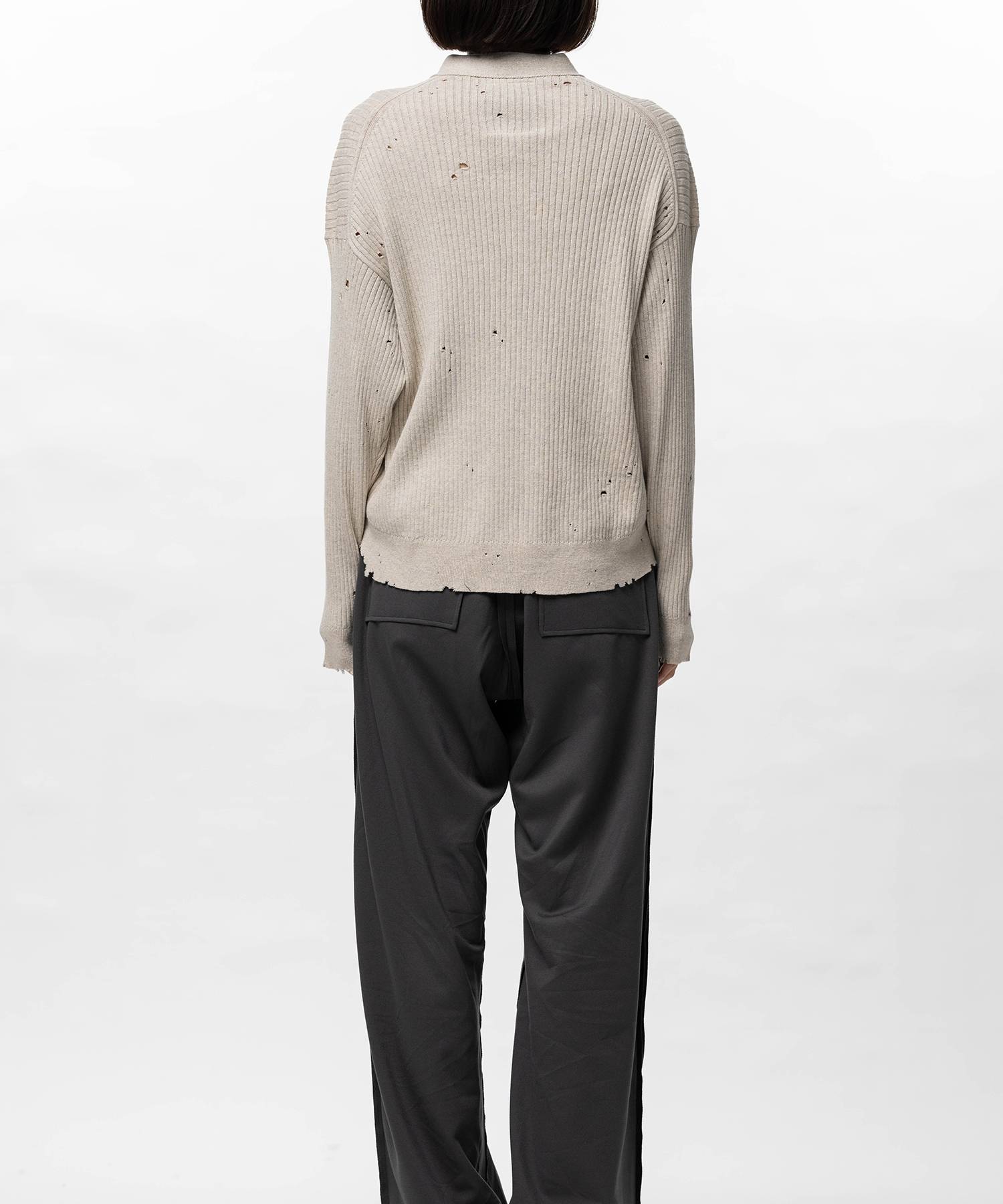 Distressed Knit Cardigan