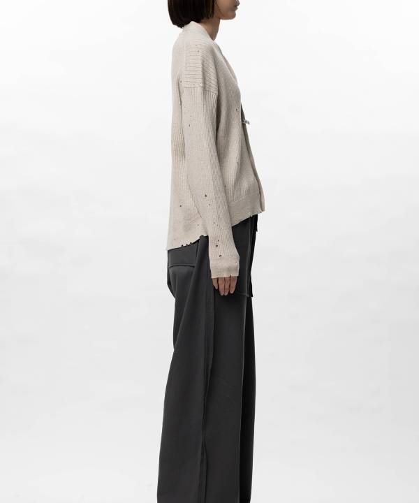 Distressed Knit Cardigan