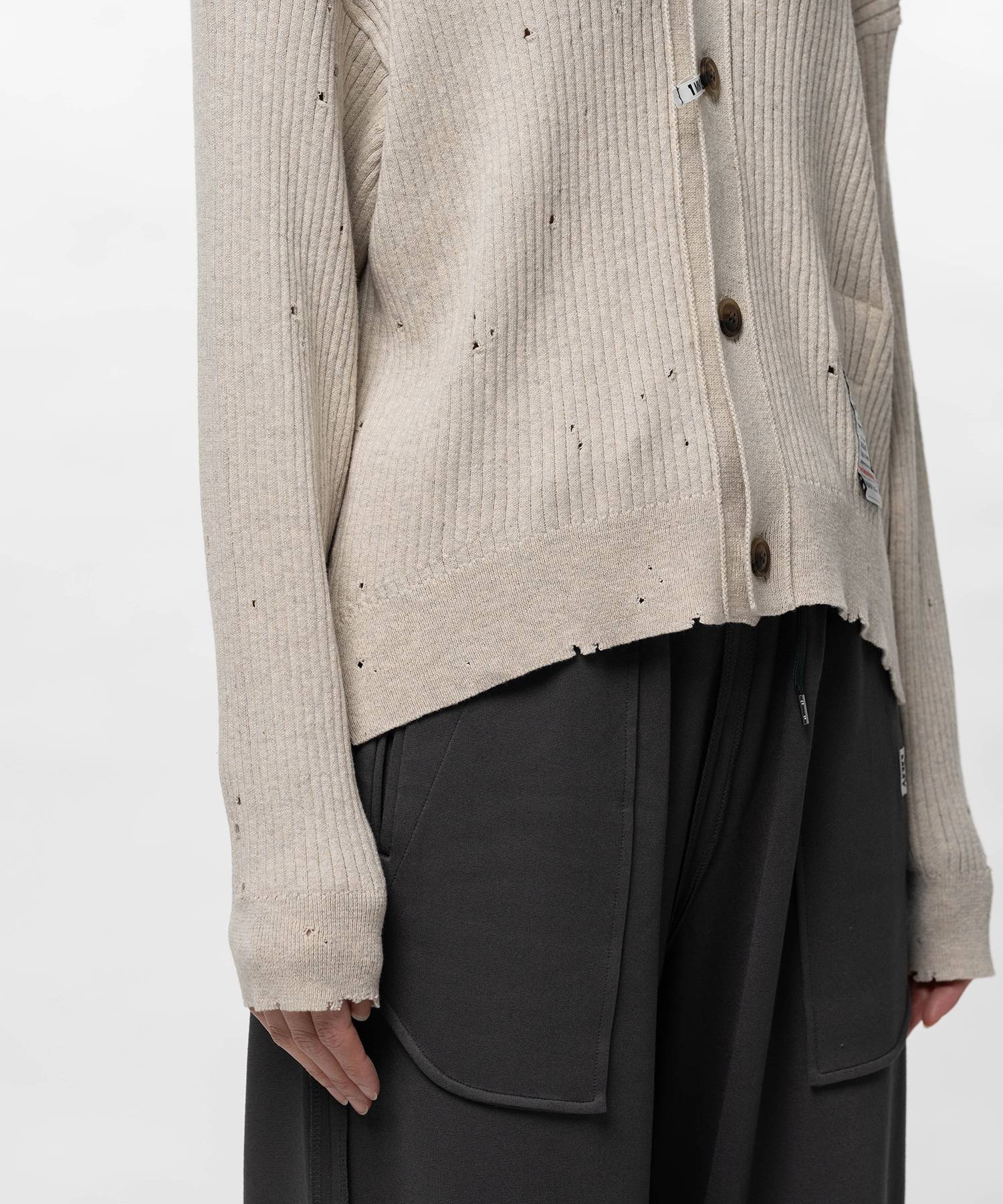 Distressed Knit Cardigan