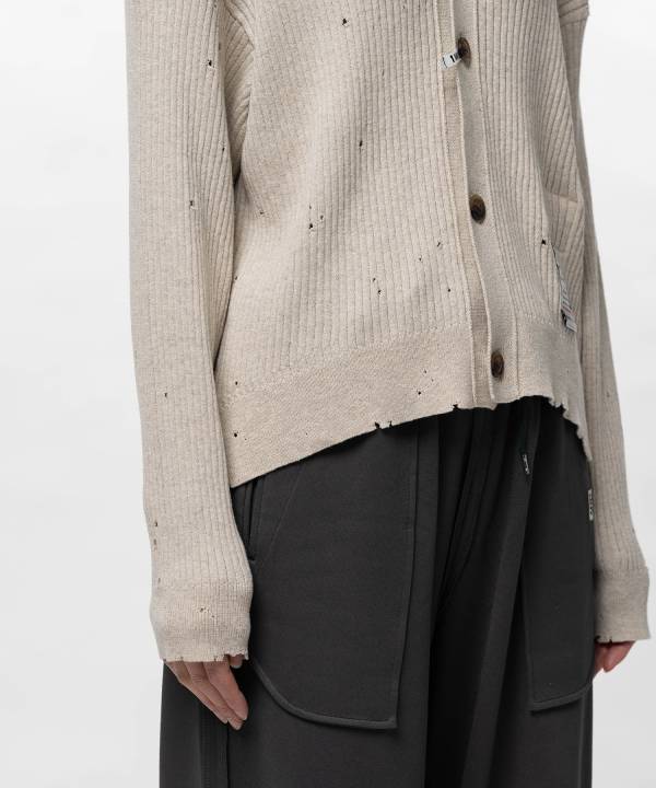 Distressed Knit Cardigan
