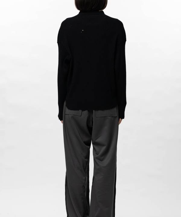 Distressed Knit Cardigan