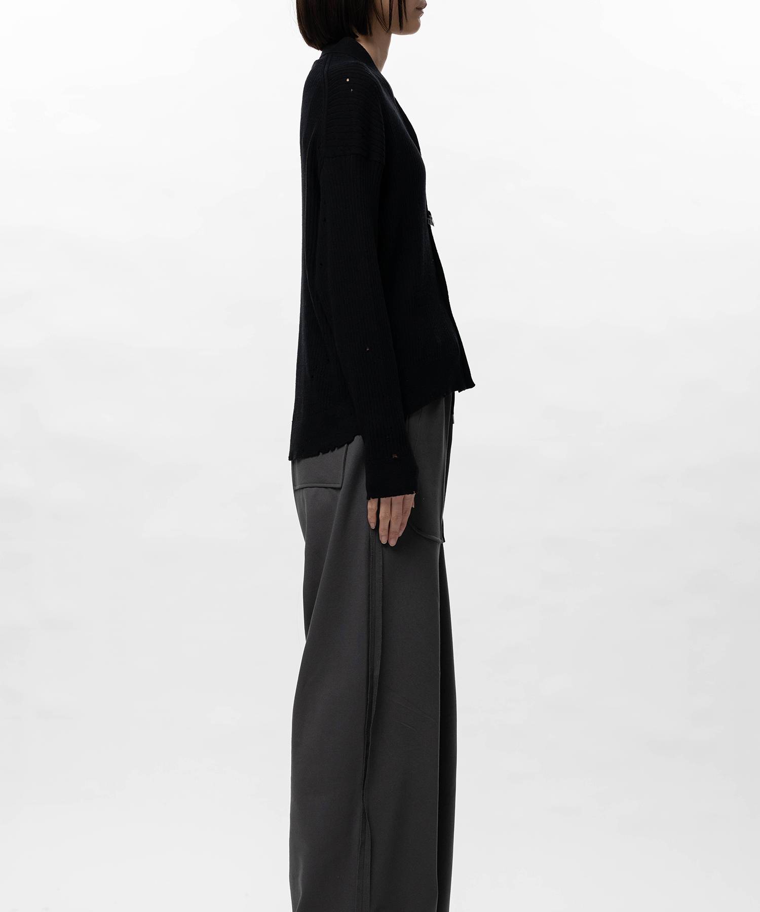 Distressed Knit Cardigan