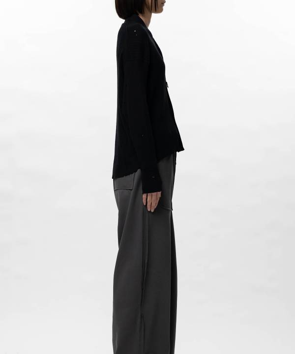 Distressed Knit Cardigan