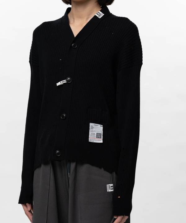 Distressed Knit Cardigan