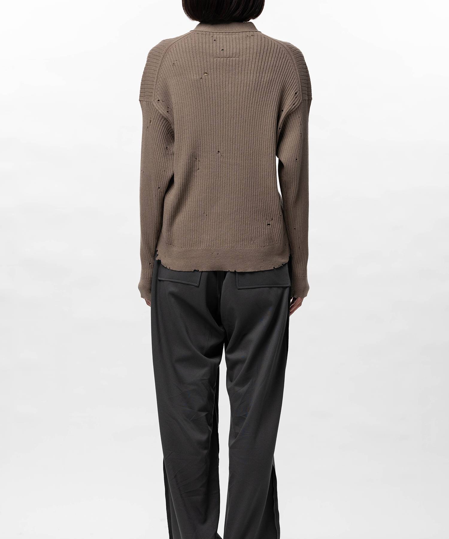 Distressed Knit Cardigan