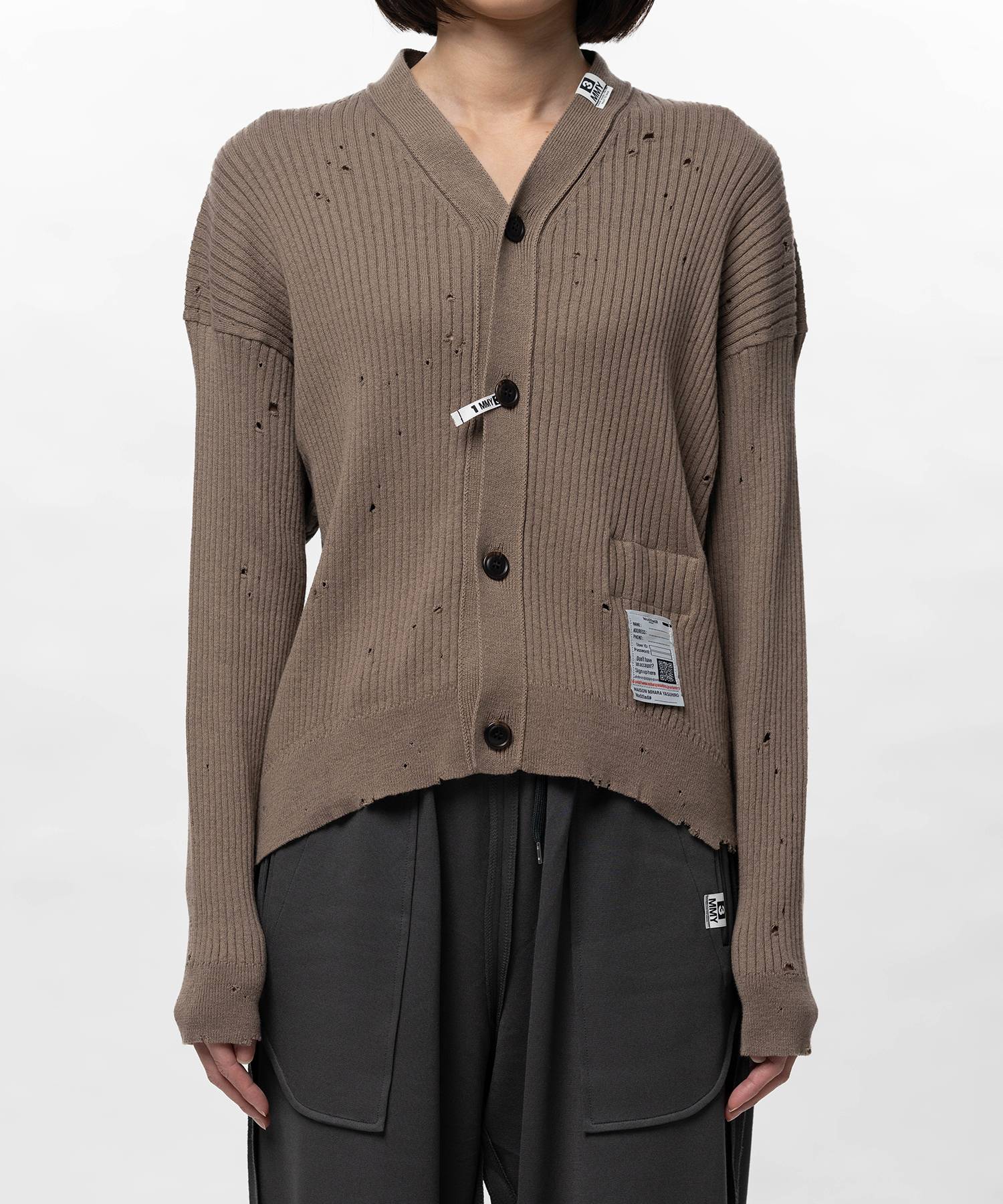 Distressed Knit Cardigan