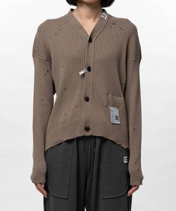 Distressed Knit Cardigan