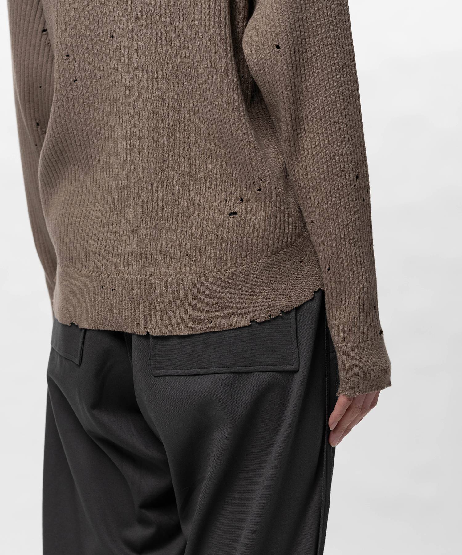 Distressed Knit Cardigan