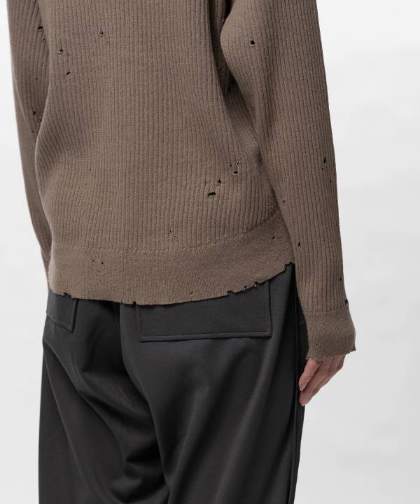 Distressed Knit Cardigan