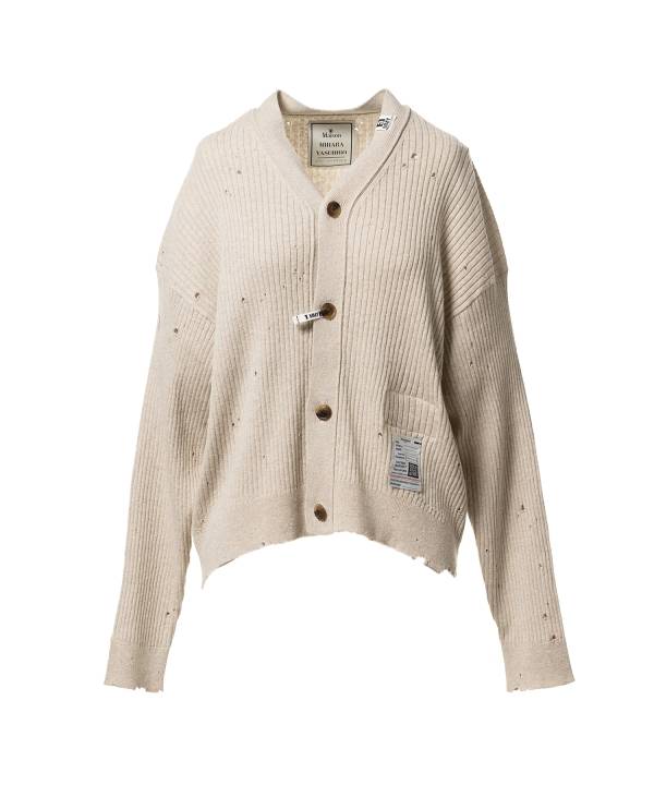 Distressed Knit Cardigan