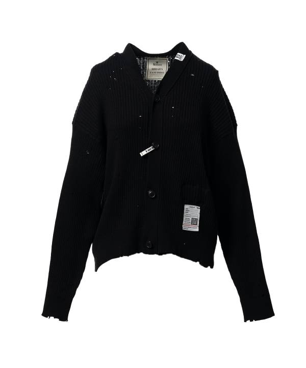 Distressed Knit Cardigan