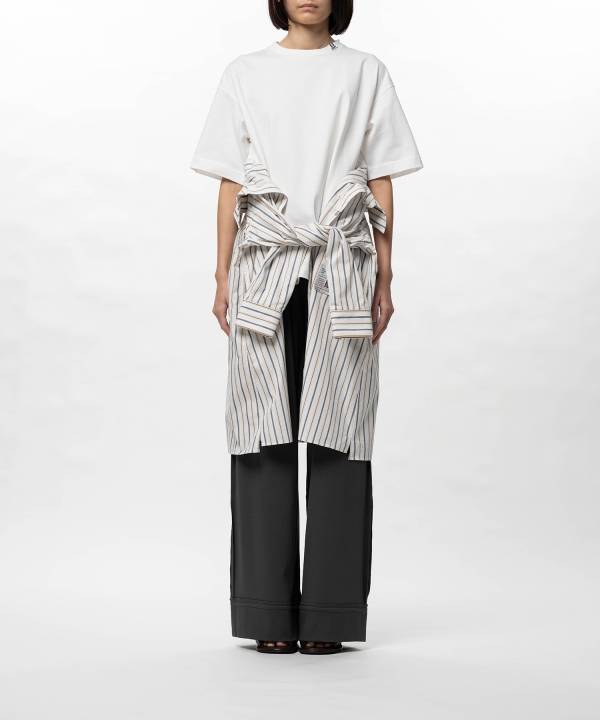 Shirt Combined T-shirt Dress