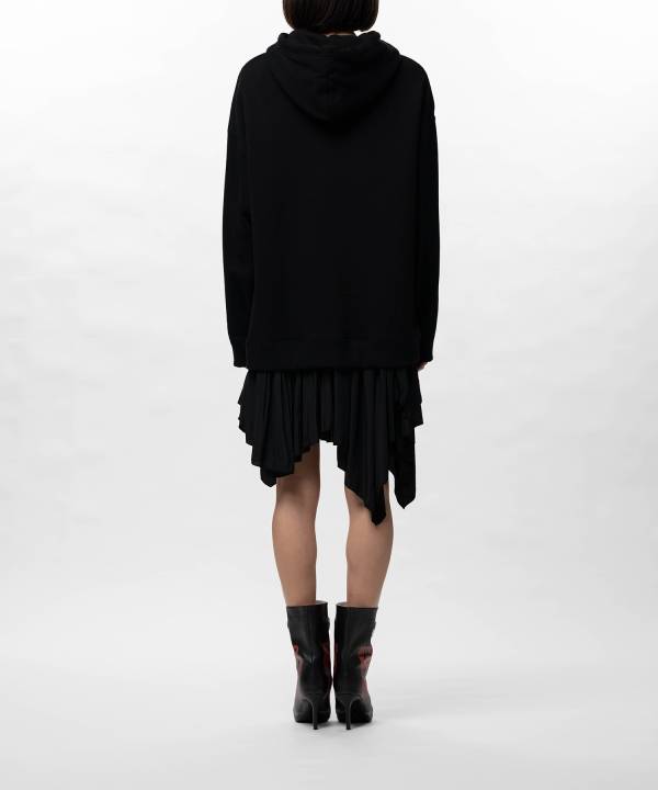 Hoodie Combined Dress