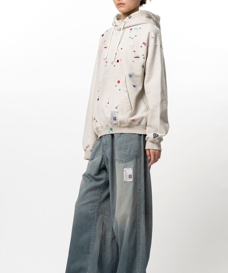 Kids Sticker Printed Hoodie