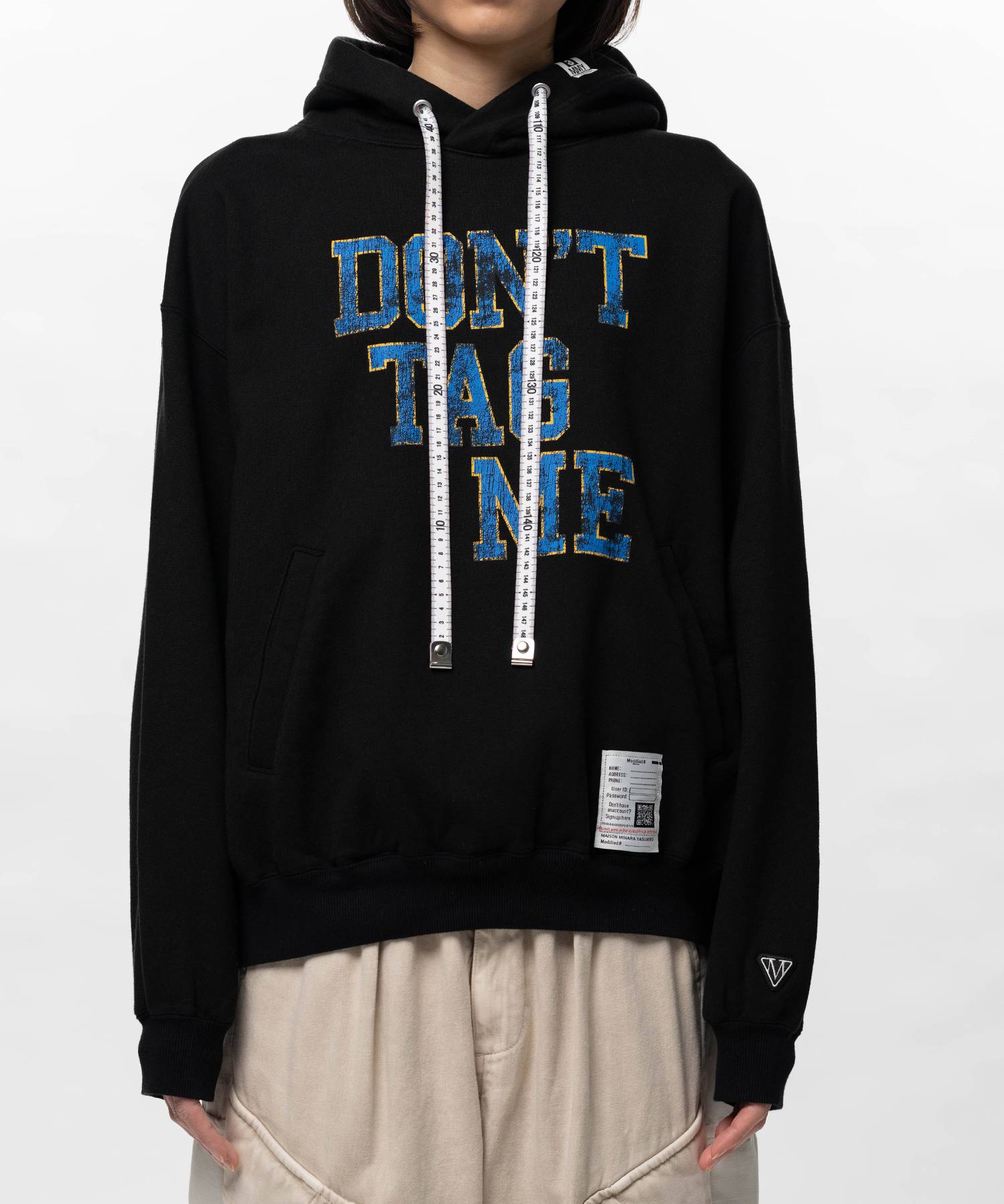 Don't Tag Me Printed Hoodie