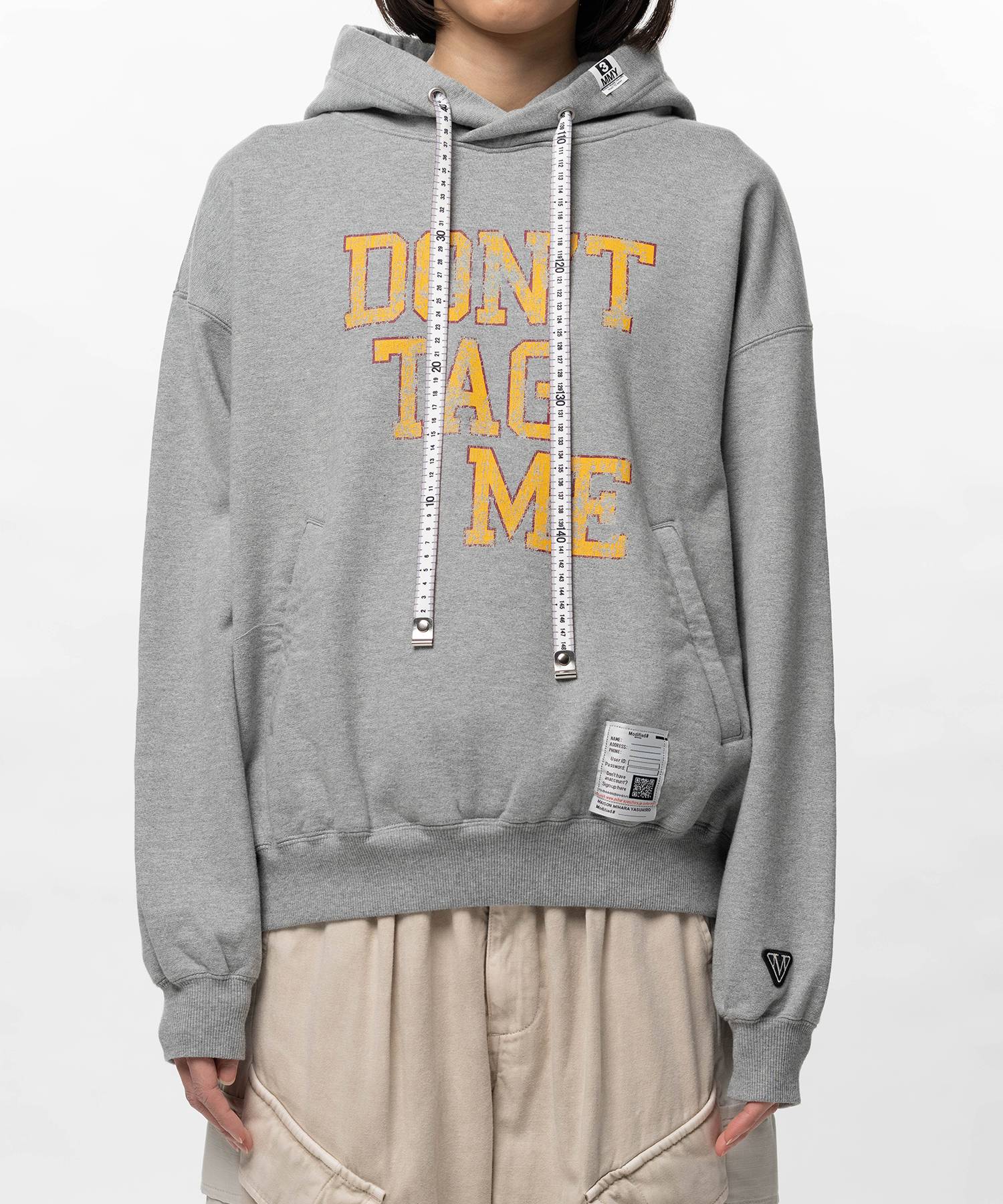 Don't Tag Me Printed Hoodie