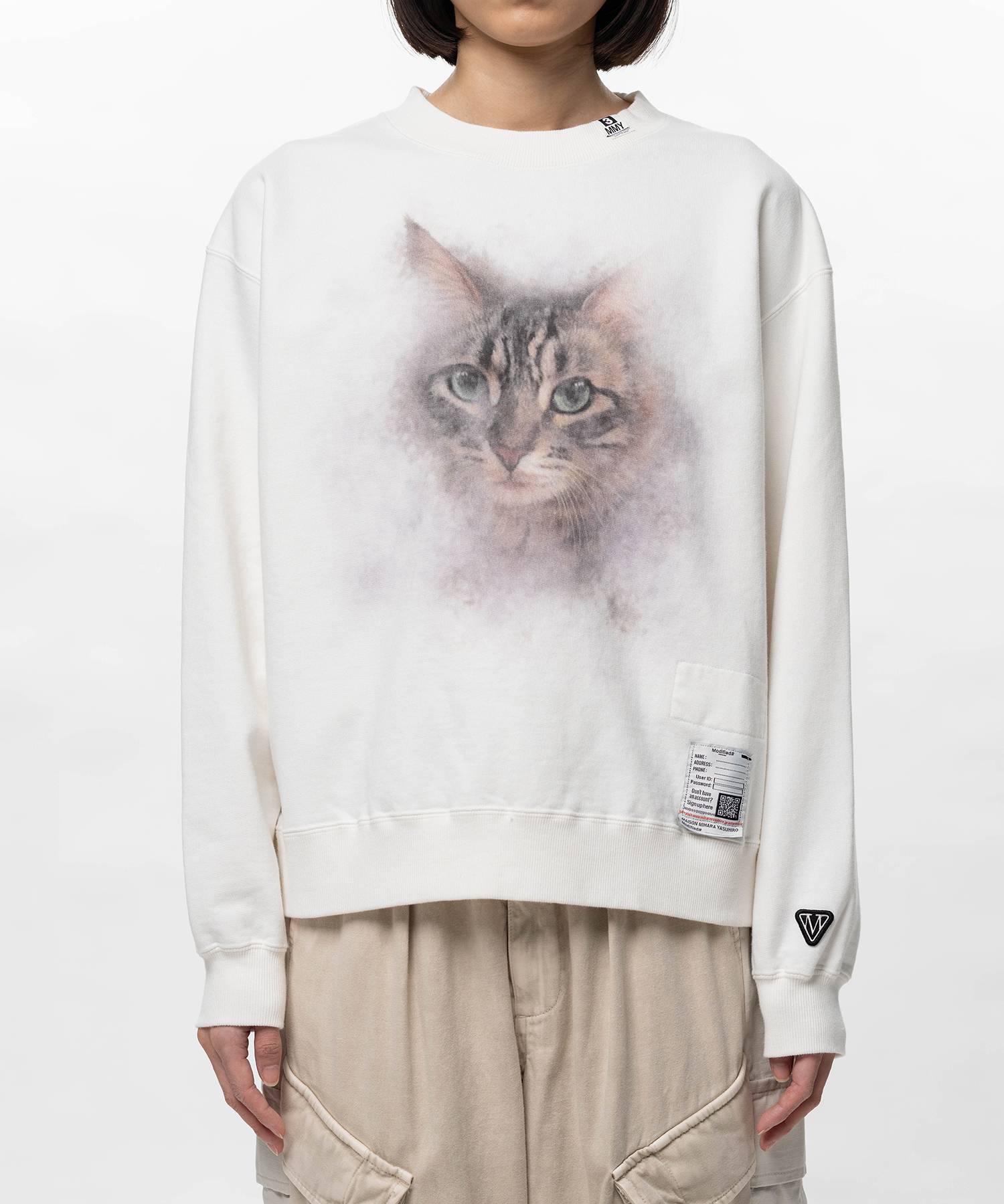 Cat Printed Sweatshirt
