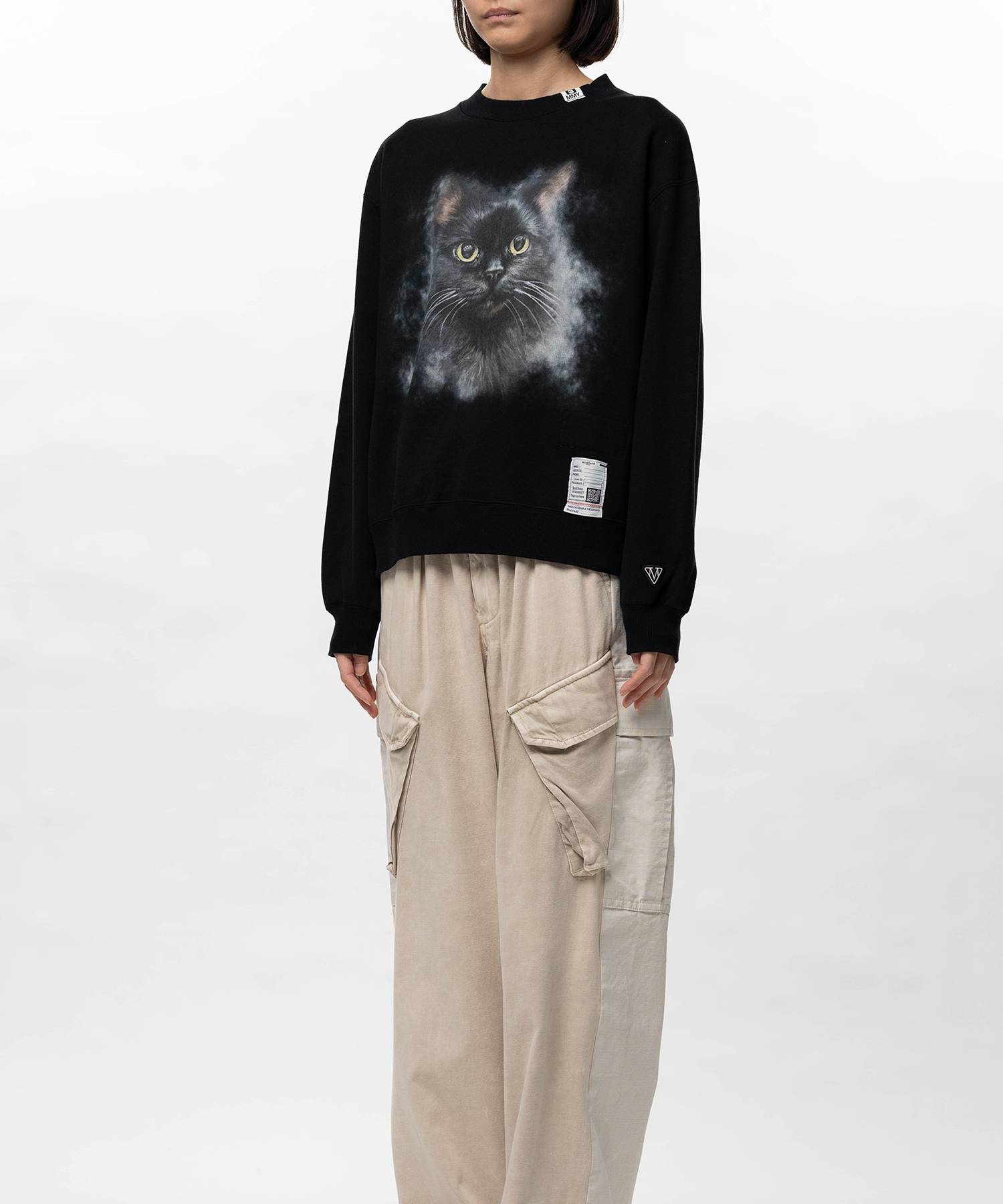 Cat Printed Sweatshirt
