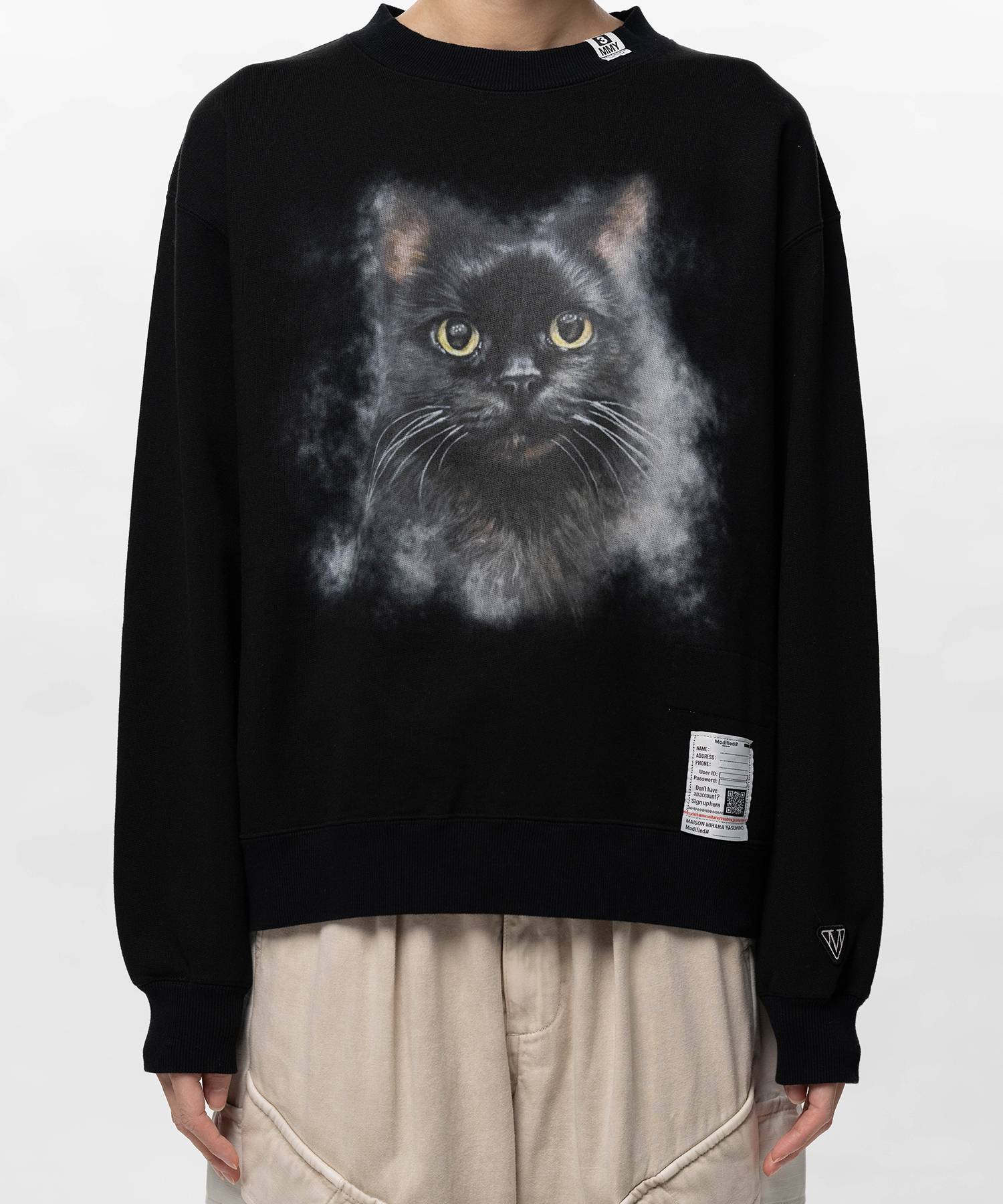 Cat Printed Sweatshirt