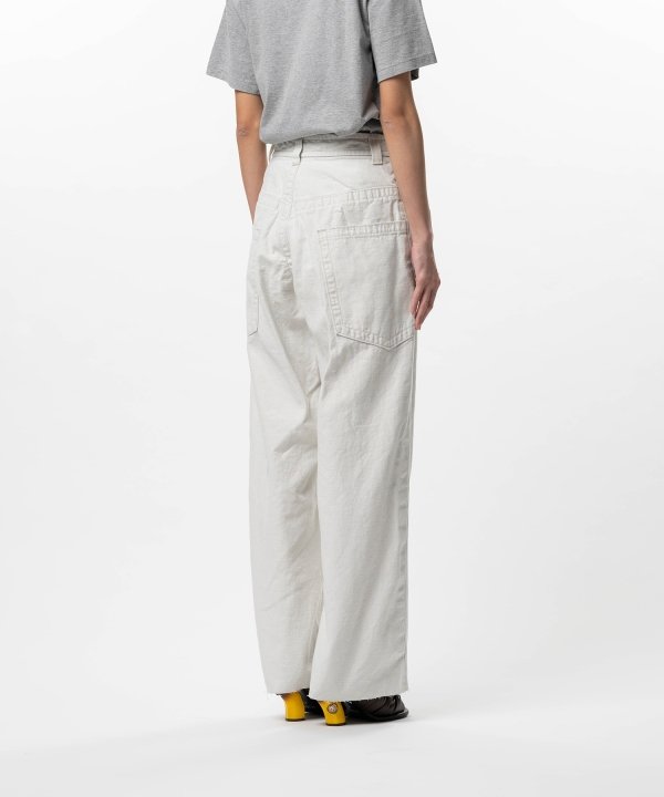 Amateur Sewn Like Wide Denim Pants