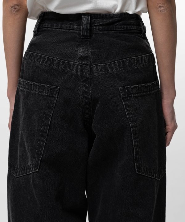 Amateur Sewn Like Wide Denim Pants