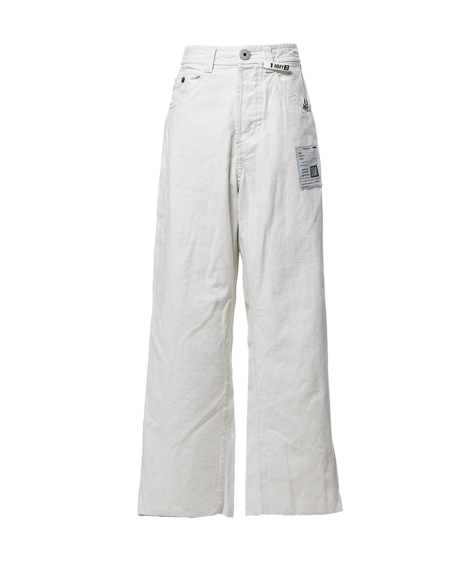 Amateur Sewn Like Wide Denim Pants