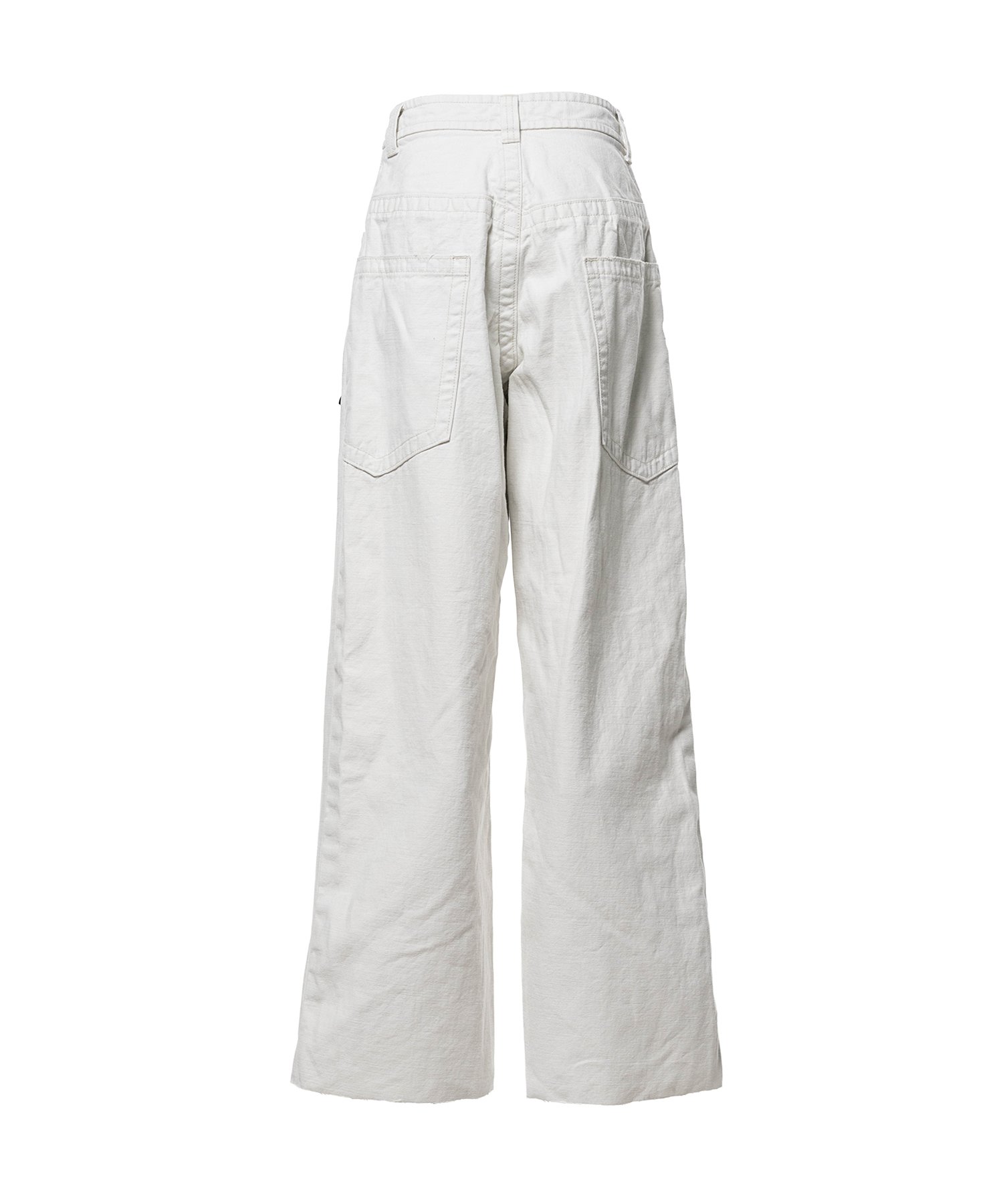 Amateur Sewn Like Wide Denim Pants