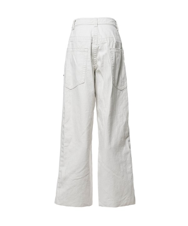 Amateur Sewn Like Wide Denim Pants