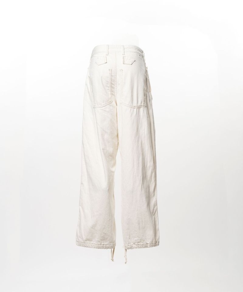 Cut-Out Pocket Denim Pants