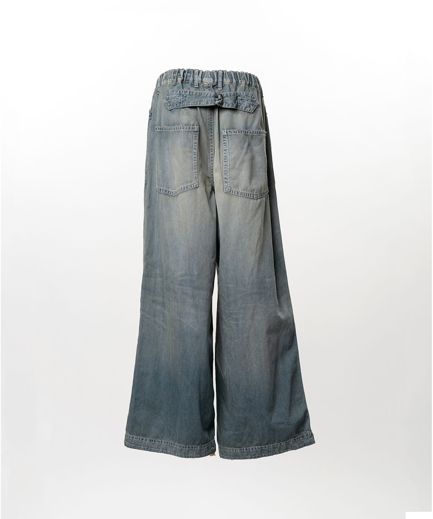 Light Denim Wide Pants