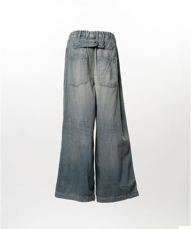 Light Denim Wide Pants