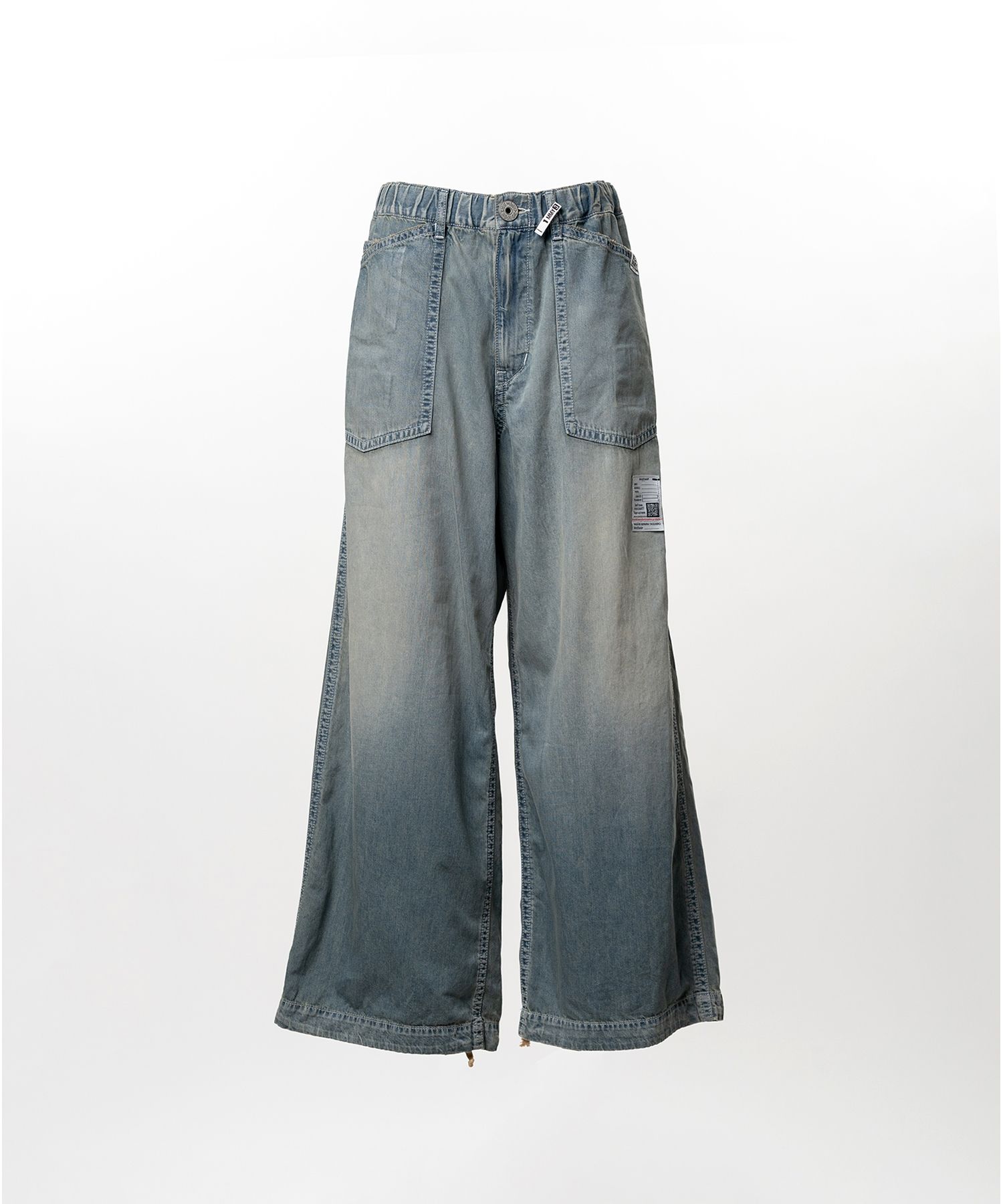 Light Denim Wide Pants