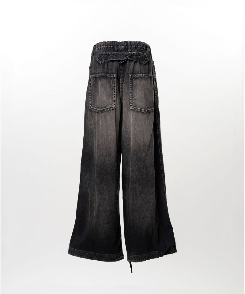 Light Denim Wide Pants