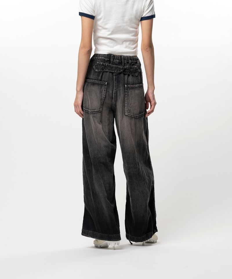 Light Denim Wide Pants