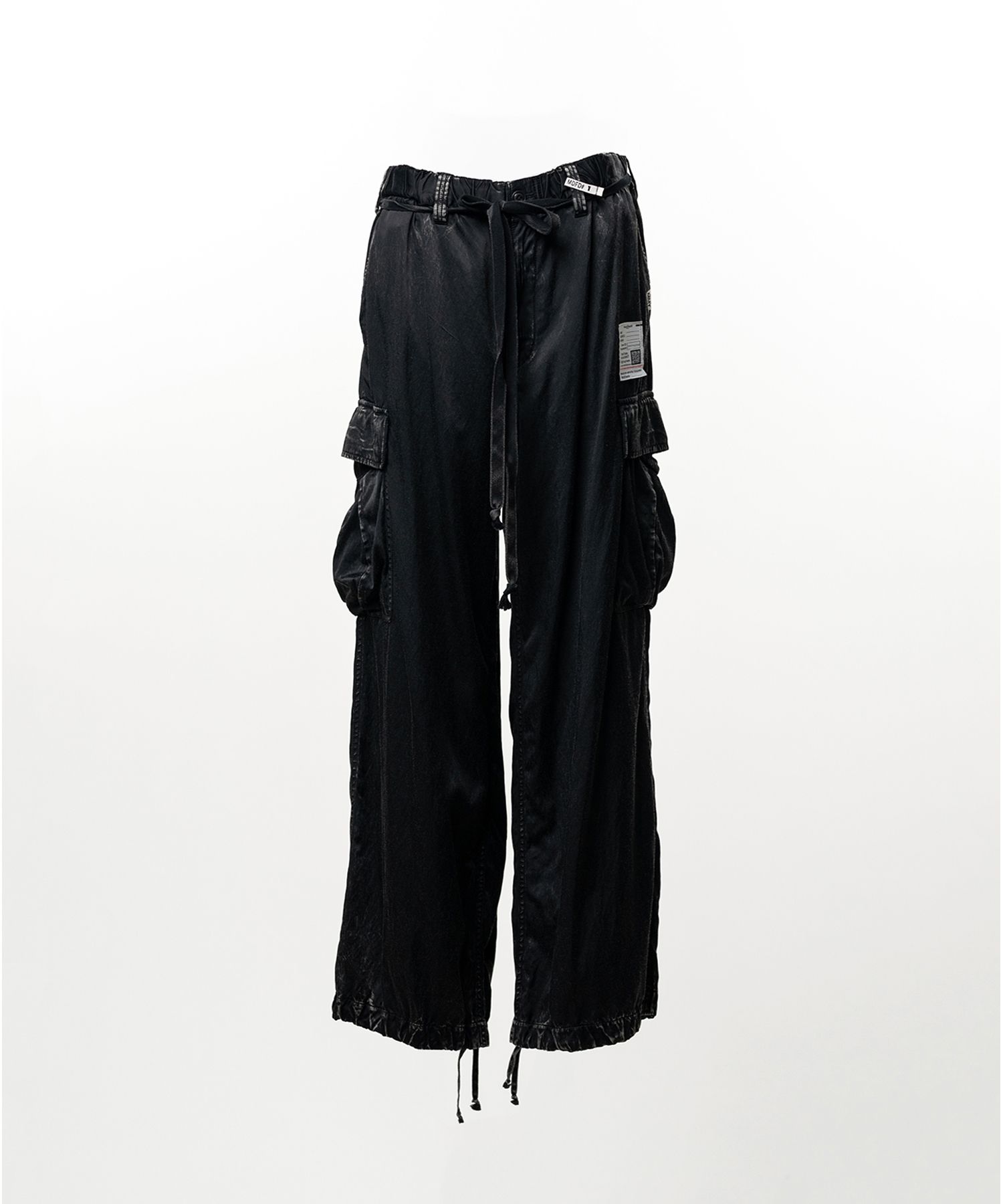 Satin Cargo Pants