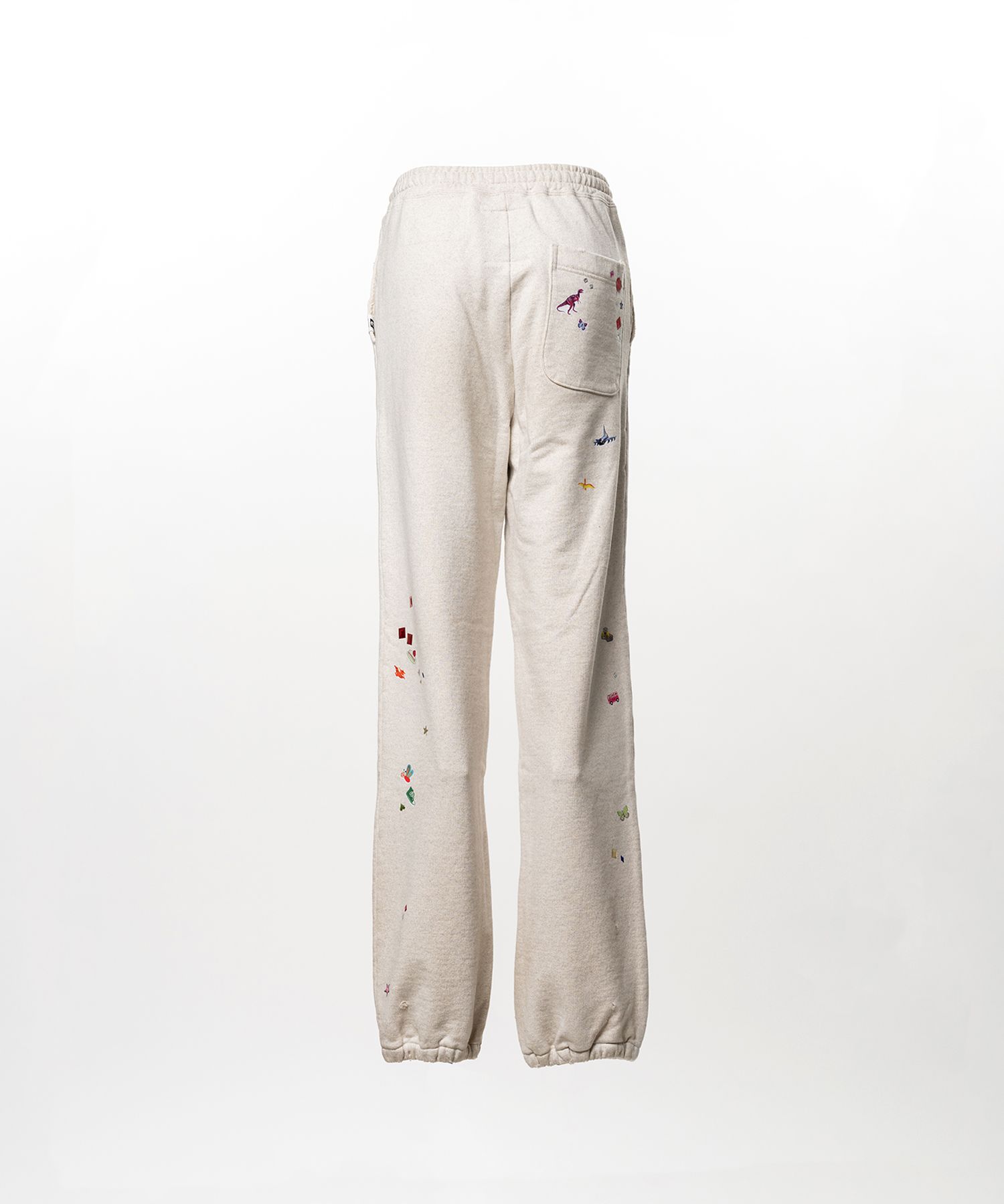 Kids Sticker Printed Sweat Pants
