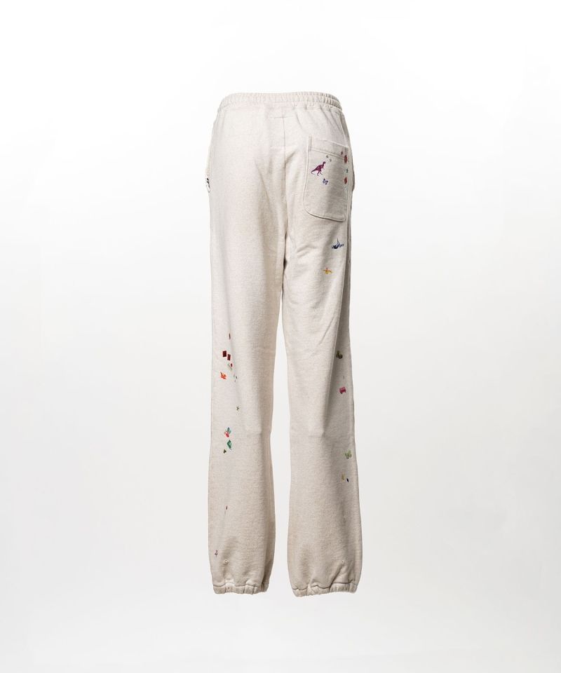 Kids Sticker Printed Sweat Pants